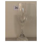 Baccarat 8 1/2" H Crystal Champagne Glasses