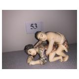 Netsuke Erotica multi-color figure
