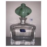 Decanter by Serves 7" including stopper 10" H