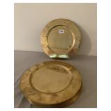 Brass Chargers India brass paid 12.99 each set 10