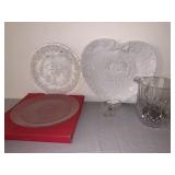 Italy Heart shap serving plate, Mikasa dish etc.