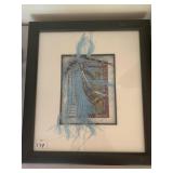 Aftrican artist signed L R 1999