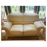Leather Loveseat 64" Long - Chateau D AX Spa