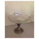 Sterling weighted base compote 5 1/2" H
