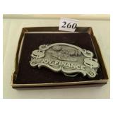 Joy Finance Belt buckle 4" W x 2" H