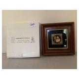 Damascene in relief 8" x 8"