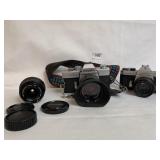 Pentax Spotmatic F 55mm -1.8, Minolta SRT21 with 5