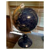 World Globe with brass