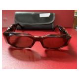 Versace Sunglasses and case -few scratches on lens