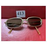 Fendi Sunglasses Gold frame few minor scrarches