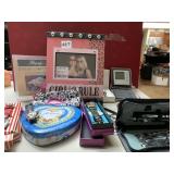 Garfield watch, Timex watch, Brighton tin, Puppy