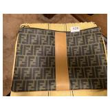 Fendi Zipper bag 14" W X 10" H & Dust cover