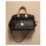 Dooney & Bourke leather bag 10 1/2" H x 16" W -