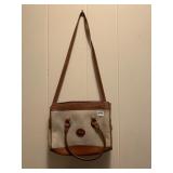 Dooney and Bourke 10" H x 13" W, Tan and Brown