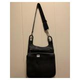 Donald J Pliner Italy Black Leather 12" H x 13"