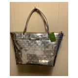 Kate Spade 11" H X 18 1/2" W New with tags Silver