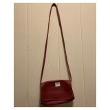 Coach Red leather purse 9" w x 6" h with inside