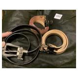 Brighton sz. XL 36 Black leather belt and 2