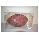 Tony Dorsett #33 HOF signed football in Lucite
