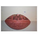 Dan Rooney Autographed football HOF 2000