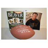 Mike Ditka Autographed football says Best Wishes
