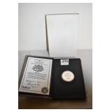 Official game coin NFL Superbowl 2000 with