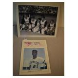 Dugout photo and Clemente -PGH Baseball & Me