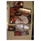 Michael Jordan 4 all star Metal cards, new in tin