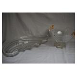 Serving platter & Pedestal bowl