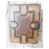 1873 OLD AND TESTAMENTS LEATHER BOUND IN GOOD COND