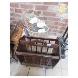 Magazine holder, Duroflame logs