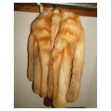 Fox Fur Coat 34" L x 21" Across shoulder approx.