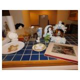 Horse music box, Pedestal dish etc.