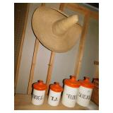 Canister set, Sombrero