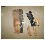 Ebony Carving and wood carvings