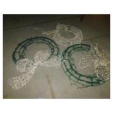 Light up Christmas Wreaths