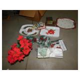 Christmas group with serving tray