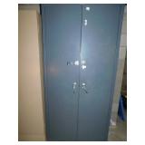 Gray metal cabinet