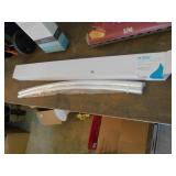 NEW IN BOX ADJUSTABLE CURVED SHOWER ROD