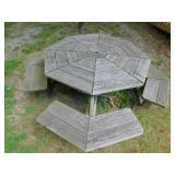 OCTAGON PICNIC TABLE