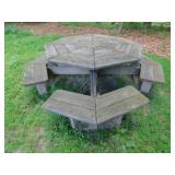 OCTAGON PICNIC TABLE