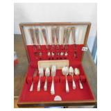 MONARCH SILVER PLATE FLATWARE 8 DINNER , 8 SALAD