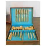 SERVICE REGENT FLATWEAR GOLD WASH SERVICE FOR 8