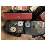 CD Organizers cabinets full, 2 full albums of CD