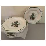 Set of Nikko plates 8" group of 8