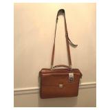 Briefcase Bruno Magli brown leather new