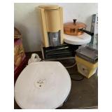 TOASTER OVEN , GEORGE FORMAN GRILL, CAN OPENER