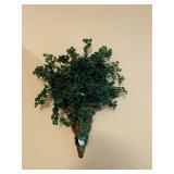 WALL SCONCES WITH ARTIFICIAL GREENS 15" W X 22" H