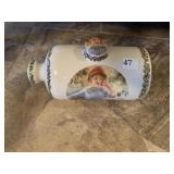 FOOT WARMER HERON CROSS POTTERY ENGLAND