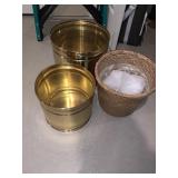 PLANTERS 2 BRASS 1 WICKER